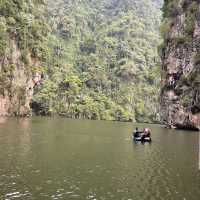 Boat-riding at Tasik Cermin Ipoh