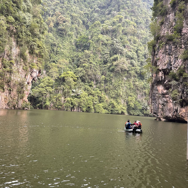 Boat-riding at Tasik Cermin Ipoh