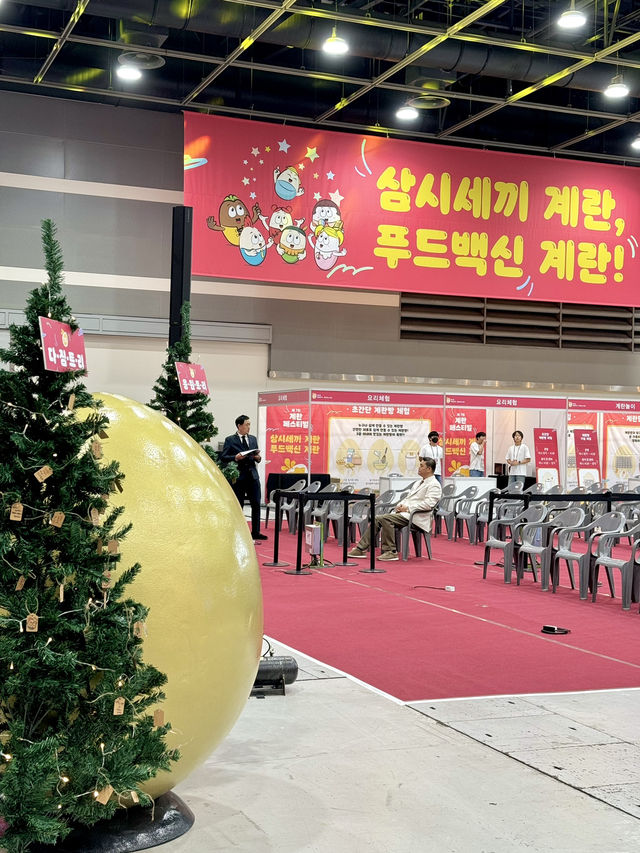 제7회 계란 페스티벌 시작! 계란요리 시식 가능한 실내데이트 장소로