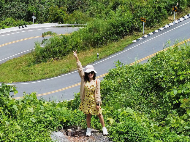 จุดชมวิวโค้งพับผ้า - อ.บ่อเกลือ จ.น่าน