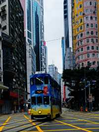 นั่งรถรางเที่ยวฮ่องกงฝั่งCentral และWan Chai