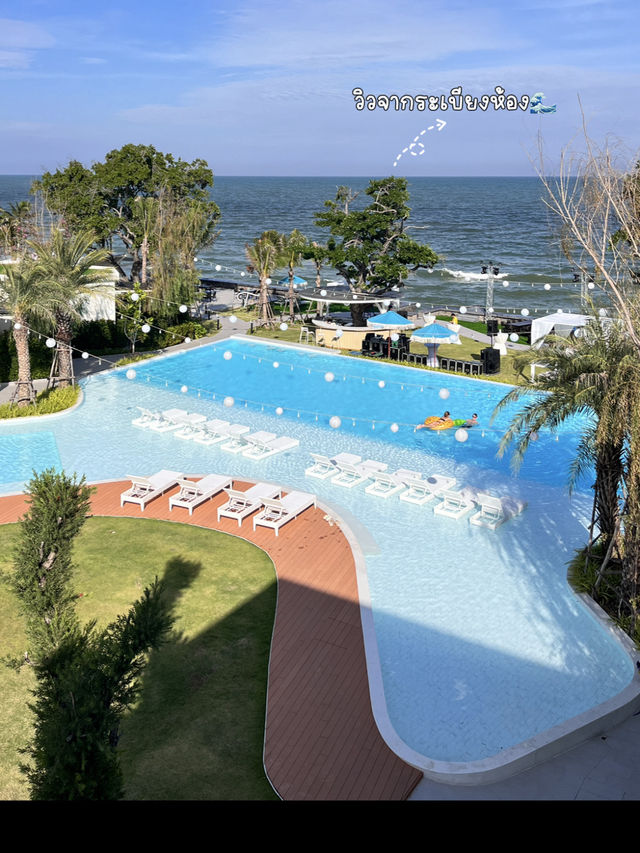 📍ที่พักเปิดใหม่ ริมทะเล หัวหิน🌊