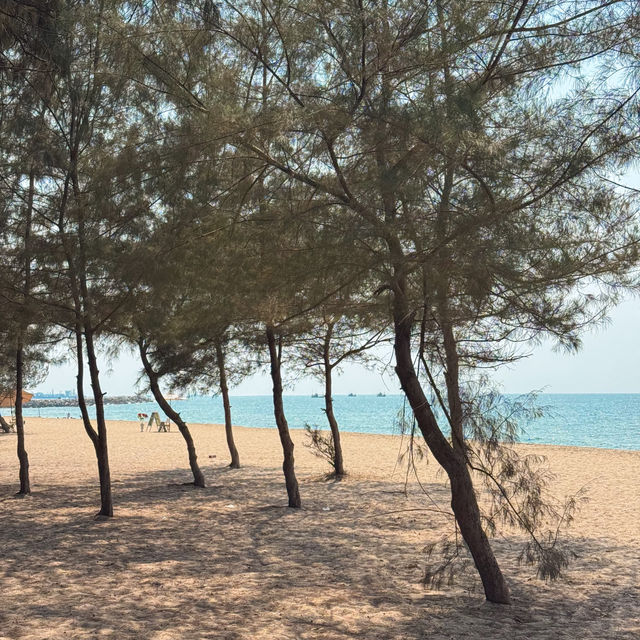 คาเฟ่ริมทะเลสุดน่ารัก Vibes ดีต่อใจ #ระยอง 🥯🏝️🍃