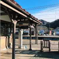  「長瀞駅」🚉 レトロな木造駅舎✨
