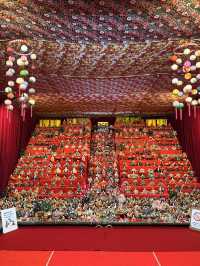 【山口観光】城下町長府の神社で開催中の｢大雛人形展｣🎎