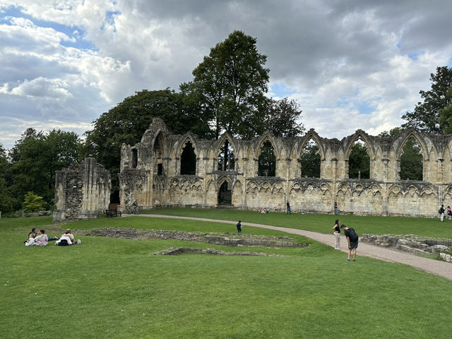 The beautiful York Museum Gardens