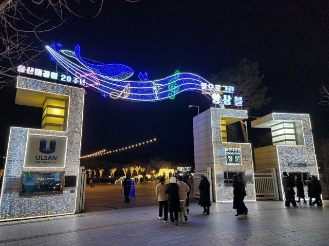 [🇰🇷蔚山] 蔚山大公園の美しい夜景を楽しむ