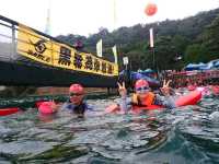 台灣南投泳渡日月潭活動