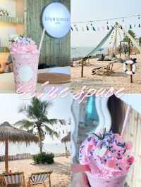 Blue Space คาเฟ่สุดหวานพาสเทล ริมทะเล 💖