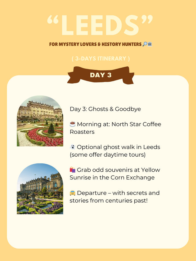 Leeds 3-days itinerary 💕