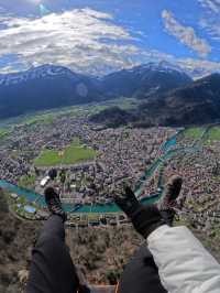 Ultimate Swiss Adventure - Paragliding Over Interlaken!🇨🇭