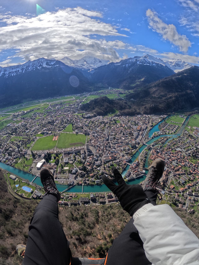 Ultimate Swiss Adventure - Paragliding Over Interlaken!🇨🇭