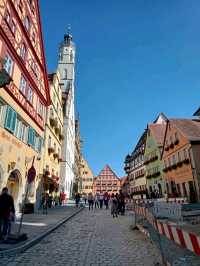 Rothenburg ob der TauberTown, half timber house is here