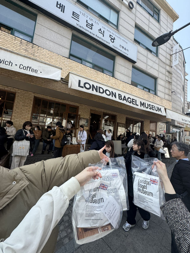 【韓国 安国】ロンドンベーグルミュージアム安国店
