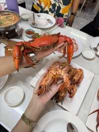 กินปูดูเหยี่ยว 1,554 อาหาร3มื้อ @ปลายตะวันโฮมสเตย์