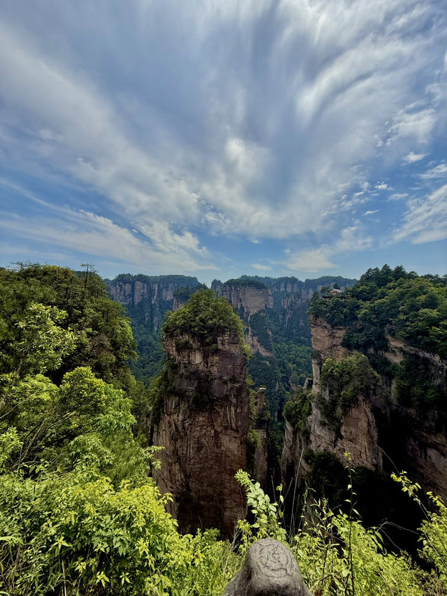 Wandering through the peaks that inspired Avatar. #YuanJiaJie