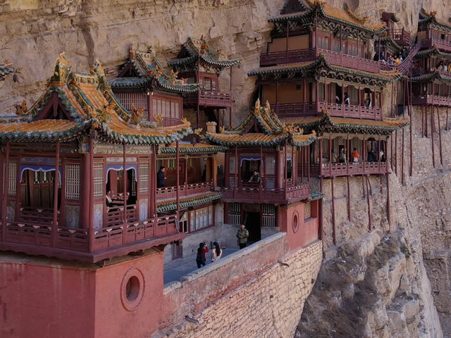 The Hanging Temple in north China's Shan