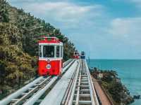 นั่งรถไฟปุ๊กปิ๊กชมวิวริมทะเลที่ปูซาน