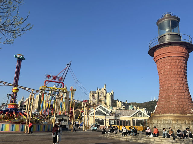 가슴이 탁 트이는 시원한 뷰 맛집 대련 성해광장(대련여행 2-2)