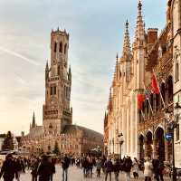 Belfry of Bruges at Dawn: A Carillon Symphony Over Sleeping Canals