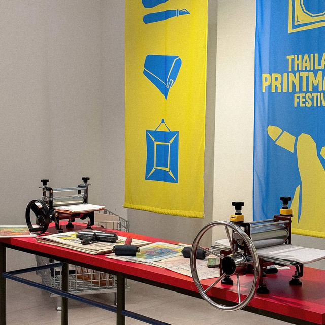 THAILAND PRINTMAKING FESTIVAL 2025 🎨🌷🌈🩵✨