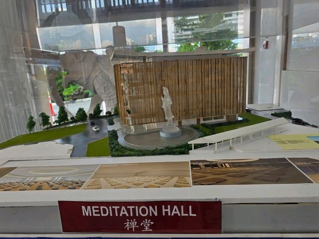 The Revered Meditation Hall at Kong Meng San Temple