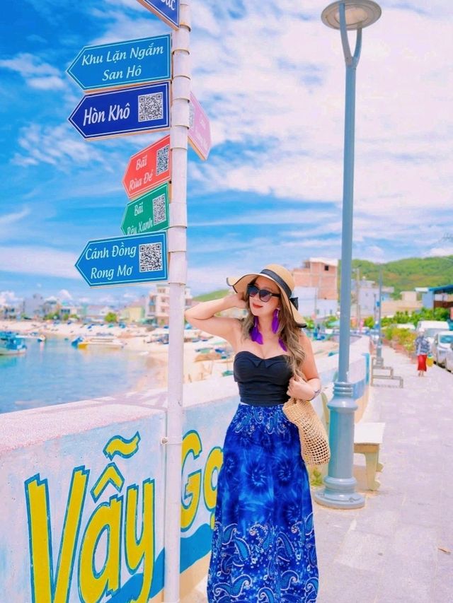 推介 越南歸仁市 的 Lang Chai Nhon Hai 小漁村 海灘非常之美麗 海水 清澈見底 可以看見珊瑚 