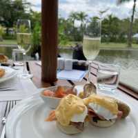 ワインと料理のペアリングを楽しめる野外レストラン🇹🇭