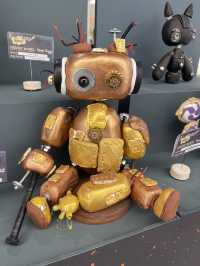 Rust & Retro: Handcrafted Clay Robot Exhibition by Young Creators