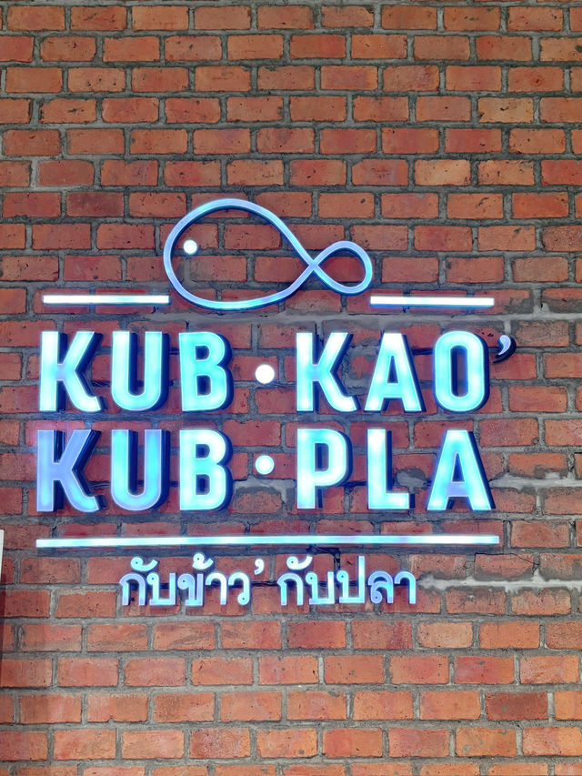 Dinner at Kub Kao Kub Pla