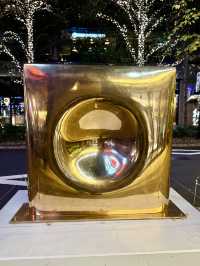 A night stroll through glowing art & lights