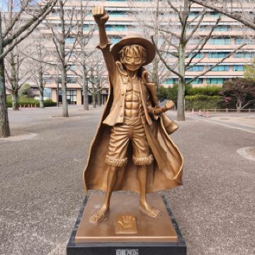 Exploring Kumamoto through the One Piece statues