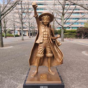Exploring Kumamoto through the One Piece statues