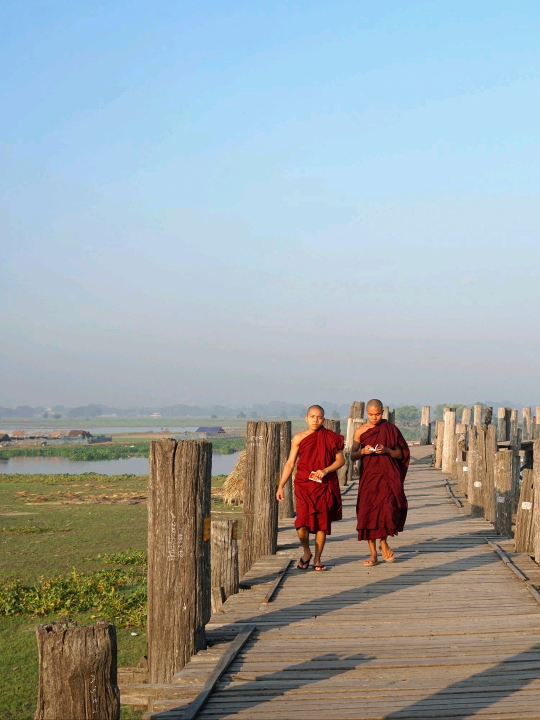 Cầu U-Bein, Mandalay, Myanmar