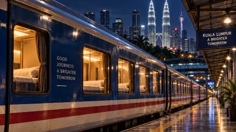 기차 타고 태국에서 말레이시아까지! 쉽고 낭만적인 기차 여행 가이드 🚆 — traveler post in 펄리스