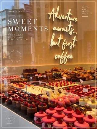 🍰 Sweet Moments — แวะเติมความหวานระหว่างเที่ยว

เจอร้านขนมแบบนี้คืออดใจเดินผ่านไม่ได้จริง ๆ 😍 หน้าตู้เต็มไปด้วยเค้กและขนมหลากหลายแบบ ทั้งช็อกโกแลต ราสป์เบอร์รี สตรอว์เบอร์รี ครัวซองต์ และขนมสีสันน่ารัก ๆ เรียงกันจนเลือกแทบไม่ถูก

สิ่งที่ชอบมากคือบรรยากาศของร้าน แสงโทนอุ่น ๆ ทำให้รู้สึกอบอุ่นตั้งแต่ยังไม่ได้เข้าไป และประโยค “Adventure awaits… but first coffee” ก็เหมาะกับสายเที่ยวอย่างเราสุด ๆ ☕✨ เที่ยวมาทั้งวันก็ต้องมีช่วงพัก นั่งจิบกาแฟพร้อมขนมอร่อย ๆ กันบ้าง

ขนมแต่ละชิ้นตกแต่งสวยมาก โดยเฉพาะเมนูที่มีผลไม้สดและขนมสีชมพู ถ่ายรูปขึ้นกล้องสุด ๆ 📸 เป็นอีกหนึ่งมุมเล็ก ๆ ระหว่างทริปที่ทำให้วันธรรมดาดูพิเศษขึ้นมาเลย

บางทีความสุขของการเดินทางก็ไม่จำเป็นต้องเป็นสถานที่ใหญ่โต แค่ได้เจอร้านน่ารัก ๆ เลือกขนมที่ชอบ แล้วนั่งพักพร้อมกาแฟสักแก้ว ก็กลายเป็นความทรงจำดี ๆ ของทริปได้แล้วค่ะ 🤎

Adventure awaits… but first coffee. ☕️🍰

#CafeHopping #SweetMoments #CoffeeTime #DessertLover #Bakery #CafeReview #เที่ยวต่างประเทศ #รีวิวคาเฟ่ #สายหวาน #เที่ยวไปกินไป