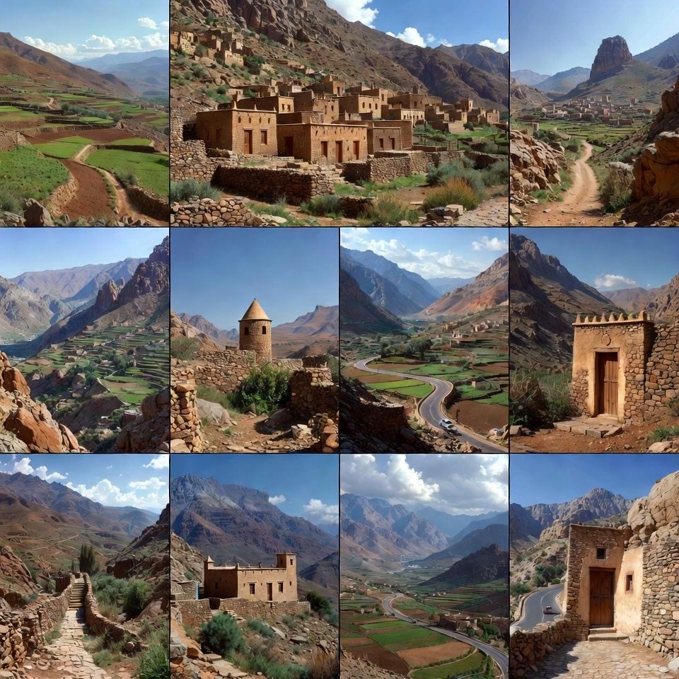 1. The Mountain Villages in Bloom