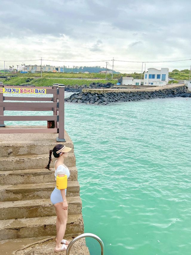 흐린날가도 예쁜 자연이 만든 수영장⚓️🛟⛴