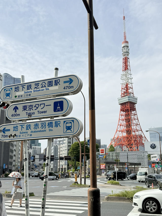 東京鐵塔🗼6個免費拍照地點