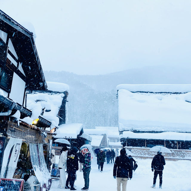 【岐阜県🇯🇵】一度は行ってみたい‼️冬の白川郷☺️