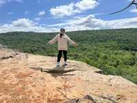 Trail and Camping at Devils Den Ar, USA