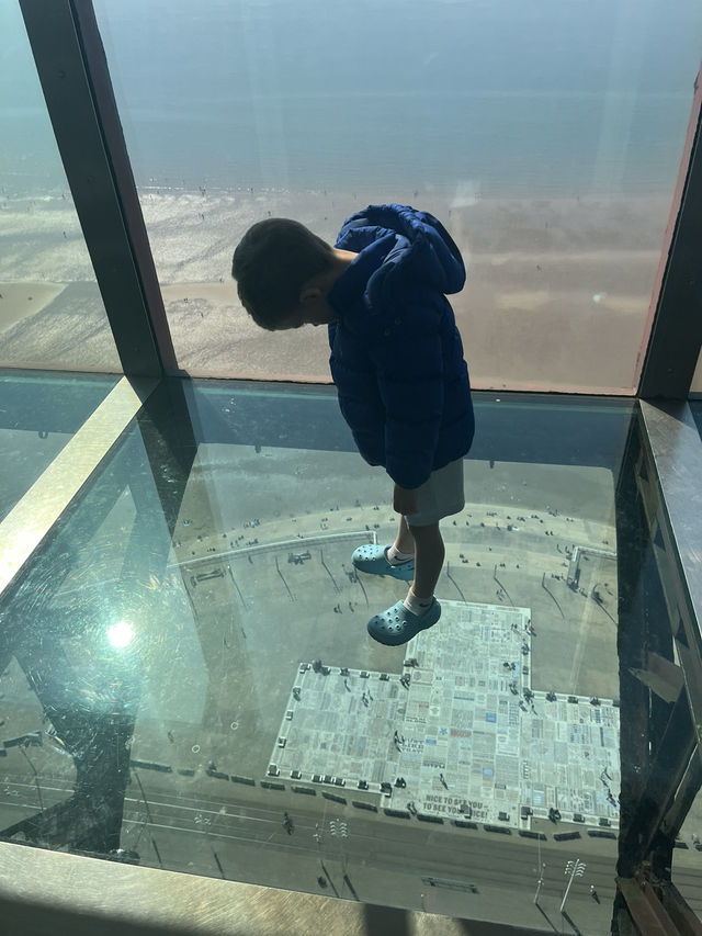 We took our grandson up Blackpool tower which again he really enjoyed 