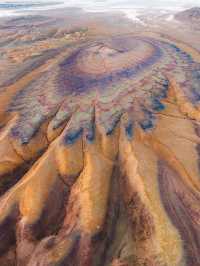 🌈 Colorful Mountains of Mangystau – Kazakhstan’s Mars-Scape Marvel