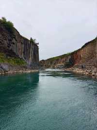 Stuðlagil Canyon, stunning basalt columns 