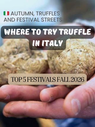 Where to try white truffles in Italy in autumn 2026?