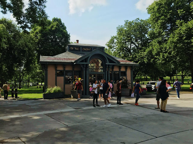 Boston Common - the starting point of the Freedom Trail in the United States.