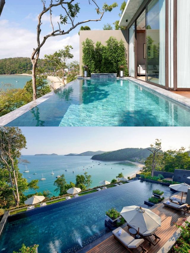 The high-end branded hotel with the best view in Phuket.