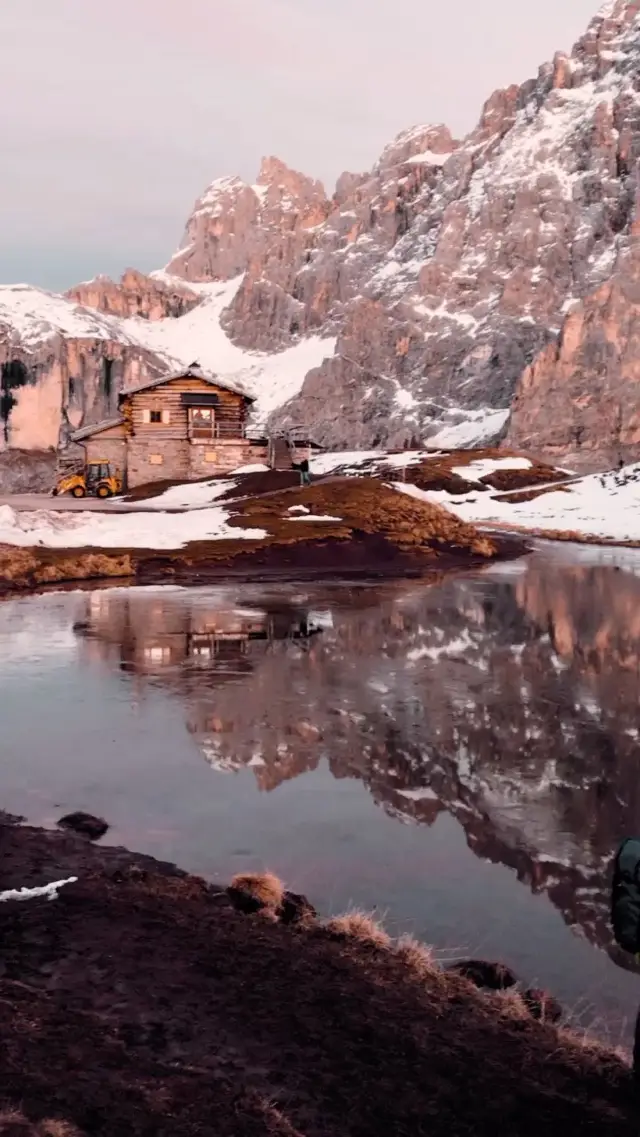 Perfect Reflections: Pale di San Martino, an Enchanting Visual Symphony