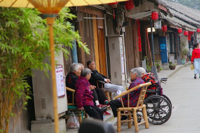 百年彭鎮的老茶館