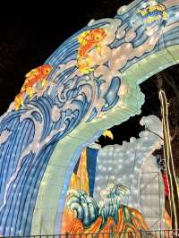 這真的在鄭州沉浸式夜遊彩燈主題樂園
